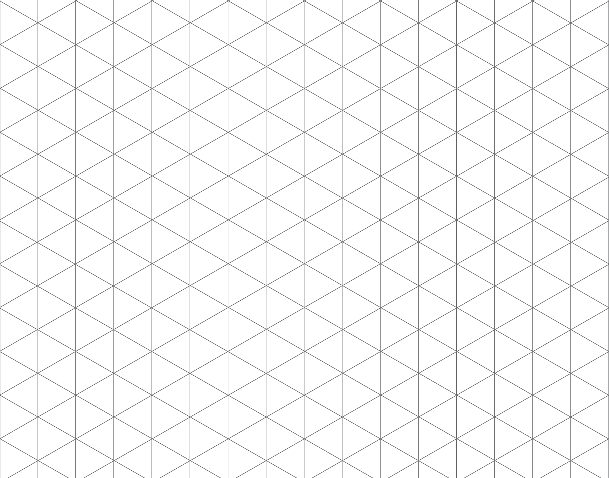 A blank isometric grid.